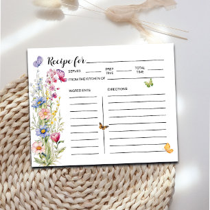 Schmetterlinge und Wildblume Brautparty Rezept Kar