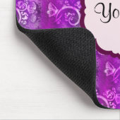 Schmetterlinge und Wirbel Mousepad (Ecke)