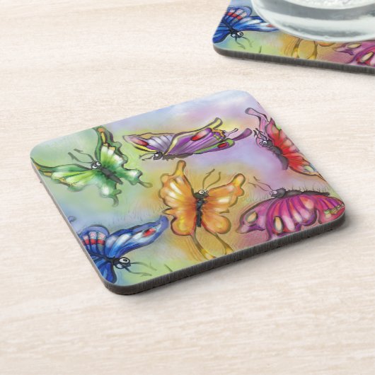 Schmetterlinge Untersetzer (Linke Seite)
