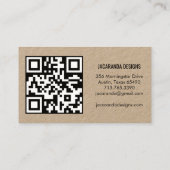 Schmetterlinge Vielen Dank für Ihre Bestellung QR  Visitenkarte (Rückseite)