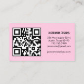 Schmetterlinge Vielen Dank für Ihre Bestellung QR- Visitenkarte (Rückseite)