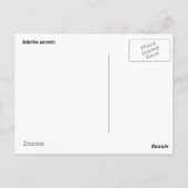Schmetterlinge Vintage Postkarte | Insekten (Rückseite)