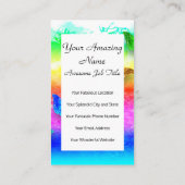 Schmetterlinge Visitenkarte (Rückseite)