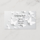 Schmetterlinge Visitenkarte (Vorderseite)