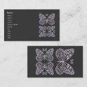 Schmetterlinge Visitenkarte (Vorne/Hinten)