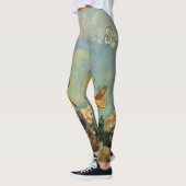 Schmetterlinge von Odilon Redon Leggings (Links)