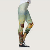 Schmetterlinge von Odilon Redon Leggings (Rechts)
