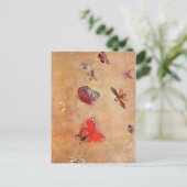 Schmetterlinge von Odilon Redon Postkarte (Stehend Vorderseite)