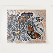 Schmetterlinge Wandteppich (Vorderseite (Horizontal))