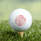 Schmetterlinge Wasserfarbe Korallen Pink Golf Ball (Insitu T-Shirt)