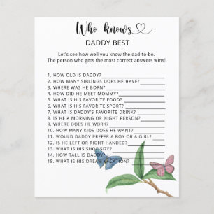 Schmetterlinge - Wer kennt DADDY bestes Spiel