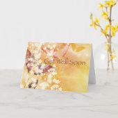 Schmetterlinge werden gut karte (Gelbe Blume)