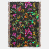 Schmetterlinge werfen Blanket Decke (Vorderseite Vertikal)