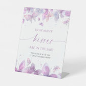 Schmetterlinge, wie viele Küsse im Jar sind Sockelschild (Vorderseite)