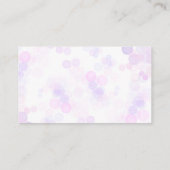 Schmetterlinge Wildblumen Brautparty Rezept Begleitkarte (Rückseite)