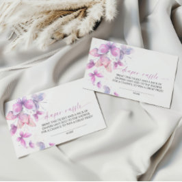 Schmetterlinge Windeln Begleitkarte