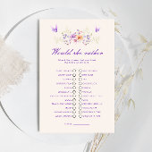 Schmetterlinge würden eher Brautparty spielen