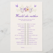 Schmetterlinge würden eher Brautparty spielen (Vorderseite)