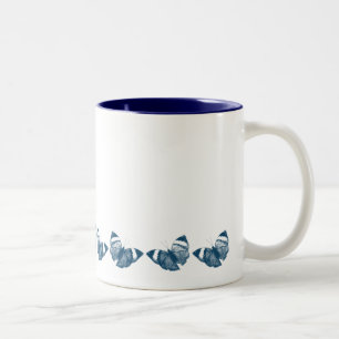 Schmetterlinge Zweifarbige Tasse