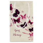 Schmetterlingewatercolor-jeder Anlass Kleine Geschenktüte (Rückseite)