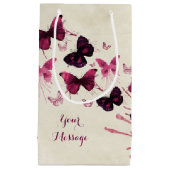 Schmetterlingewatercolor-jeder Anlass Kleine Geschenktüte (Vorderseite)