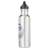 Schmetterlingkristalle Crescent Moon Blume Spiritu Edelstahlflasche (Rechts)