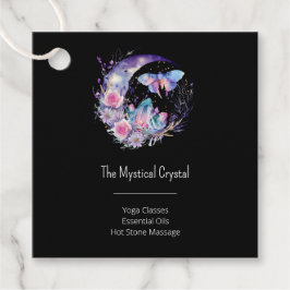 Schmetterlingkristalle Crescent Moon Blume Spiritu Geschenkanhänger