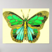 Schmetterlingposter Poster (Vorne)