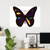 Schmetterlingposter Poster (Heimbüro)