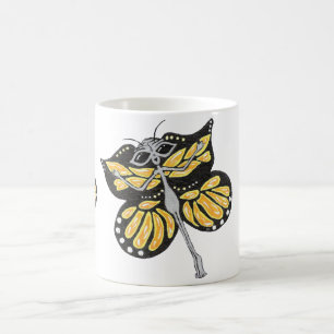 Schmetterlings-alien-Tasse Kaffeetasse