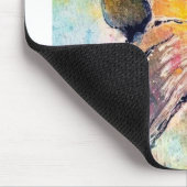 Schmetterlings-Aquarell Mousepad (Ecke)