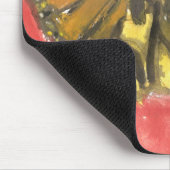 Schmetterlings-Aquarell Mousepad (Ecke)