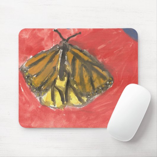 Schmetterlings-Aquarell Mousepad (Mit Mouse)