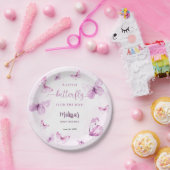 Schmetterlings-Baby-Party Pappteller (Party)