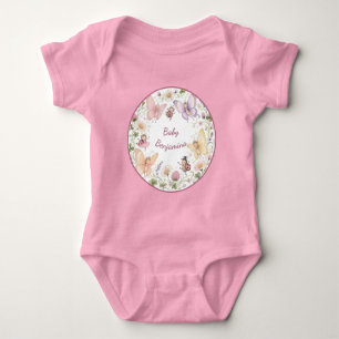 Schmetterlings-Baby-Party-Whimsical-Garten-Blumeng Baby Strampler