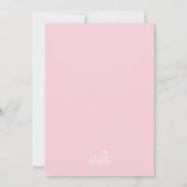 Schmetterlings-Babyparty-Einladung Einladung (Rückseite)