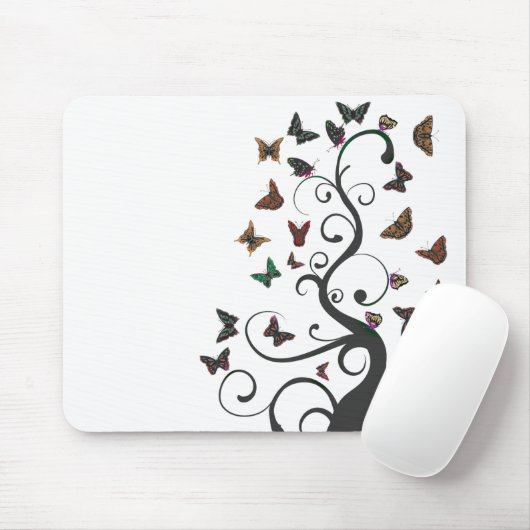 Schmetterlings-Baum Mousepad (Mit Mouse)