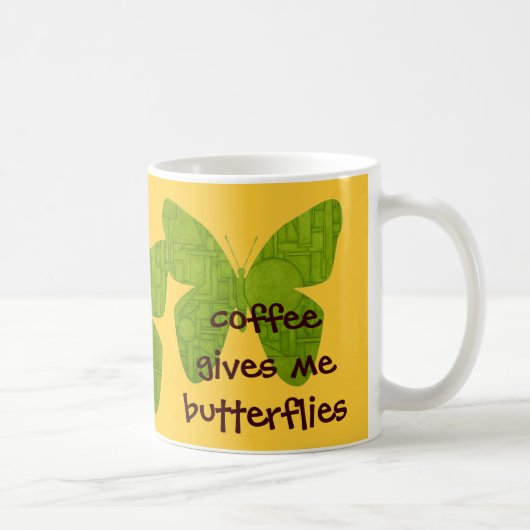 Schmetterlings-Becher Kaffeetasse (Rechts)