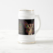 Schmetterlings-Bier Stein Barbaras Mackowiak Bierglas (VorderseiteRechts)