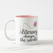 Schmetterlings-Bildung ändert das Weltgeschenk Zweifarbige Tasse (Links)