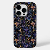 Schmetterlings-Blumen-Himmels-Mystikmuster Case-Mate iPhone Hülle (Rückseite)