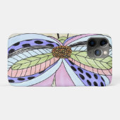 Schmetterlings-Blumen-Leerzeichen Case-Mate iPhone Hülle (Rückseite (Horizontal))
