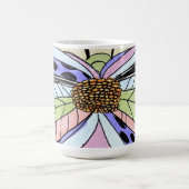 Schmetterlings-Blumen-Leerzeichen Kaffeetasse (Mittel)