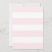 Schmetterlings-BlumenBabyparty-Einladung Einladung (Rückseite)