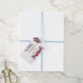 Schmetterlings-Blumengeschenktasche - Individualis Geschenkanhänger (Mit Garn)