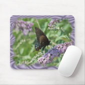 Schmetterlings-Bush-Schmetterling fertigen Mousepad (Mit Mouse)