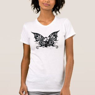 Schmetterlings-Button oben T-Shirt