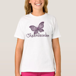 Schmetterlings-Cheerleader T-Shirt