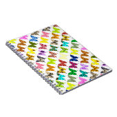 Schmetterlings-Collage Notizblock (Rechte Seite)