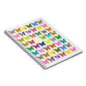 Schmetterlings-Collage Notizblock (Rechte Seite)